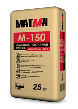 картинка МАГМА Цементно-песчаная смесь М-150 (25 кг) от базы строительно-отделочных материалов