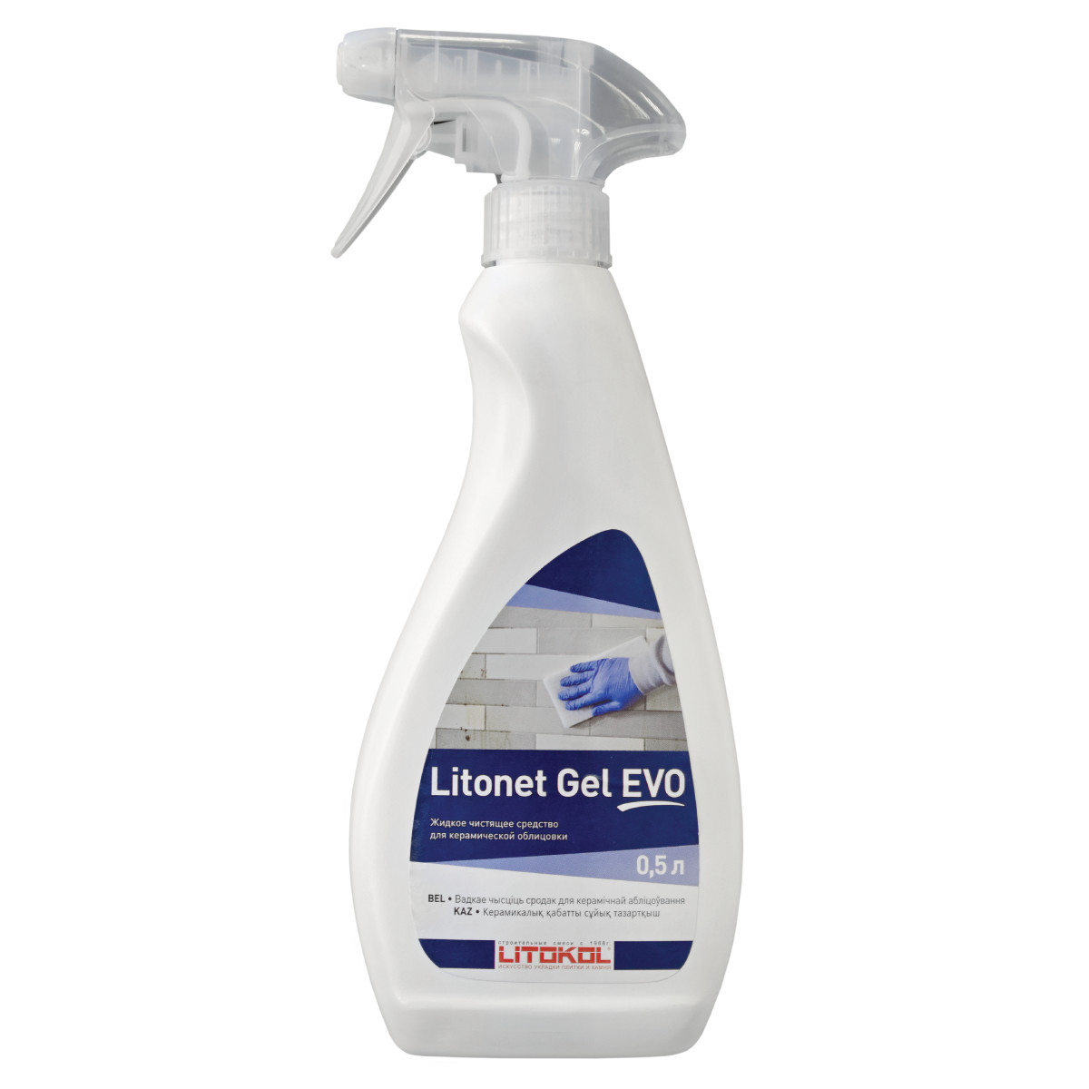 картинка LITONET GEL EVO 0,5L моющее средство для плитки (0,5L) от базы строительно-отделочных материалов
